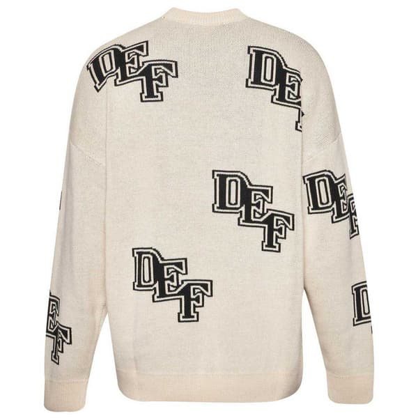 Def Knit Sweatshirt Beige XL Mand
