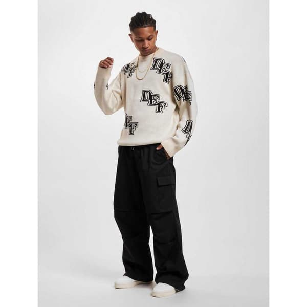 Def Knit Sweatshirt Beige XL Mand
