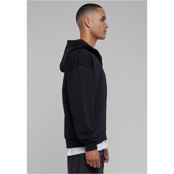 Mister Tee Santa Monica Heavy Oversize Sweatshirt Med Dragkedja Svart M Man