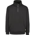 Miniatyrbillede 1 af 4: Urban Classics Organic Basic Troyer Sweatshirt Sort 2XL Mand
