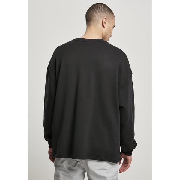 Urban Classics Organic Oversized Boxy Sweatshirt Sort M Mand