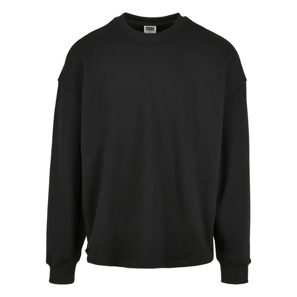 Urban Classics Organic Oversized Boxy Sweatshirt Sort M Mand