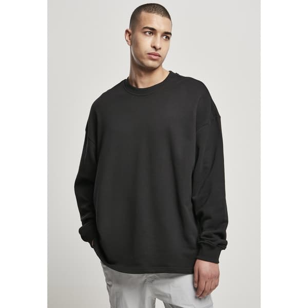 Urban Classics Organic Oversized Boxy Sweatshirt Sort M Mand