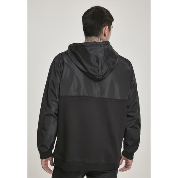 Urban Classics Military Half Zip Sweatshirt Sort M Mand