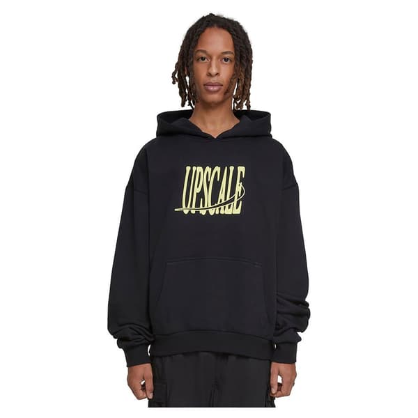 Mister Tee Fortune Cranes Ultra Heavy Oversize Hættetrøje Sort M Mand
