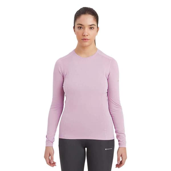 Montane Dart Lite Pitkähihainen T-paita Pinkki L Nainen