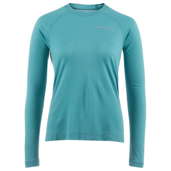 KlÄttermusen Groa T-shirt Med Lång ärm Blå M Kvinna