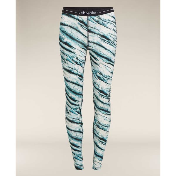Icebreaker Merino 200 Oasis Protect Our Winters Aop Leggings Hvid M Kvinde