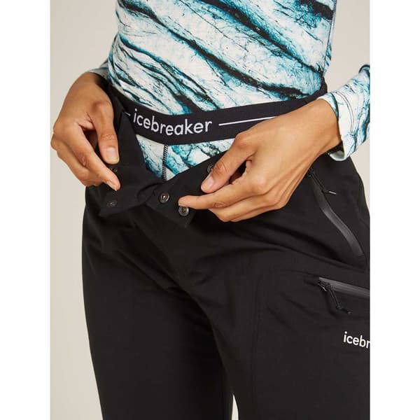 Icebreaker Merino 200 Oasis Protect Our Winters Aop Leggings Hvid M Kvinde