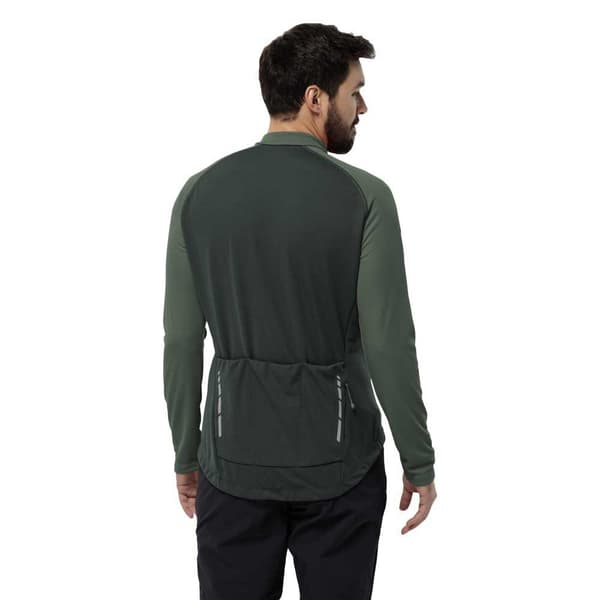 Jack Wolfskin Morobbia Fz T-shirt Med Lång ärm Grönt XL Man