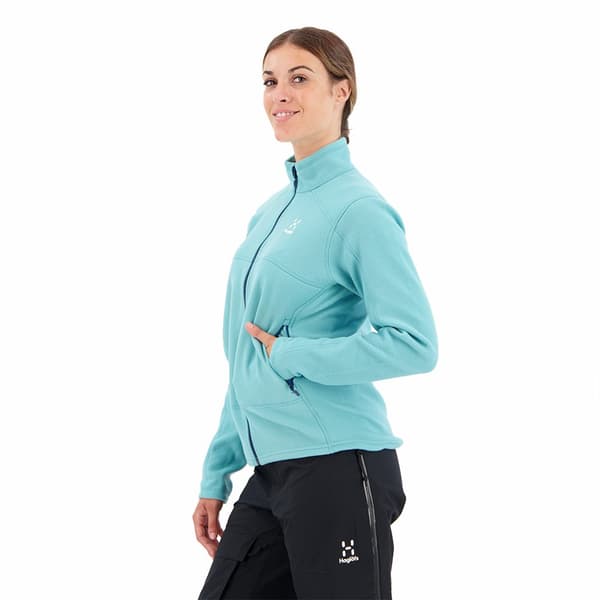 Haglofs Buteo Mid Sweatshirt Med Dragkedja Blå XS Kvinna