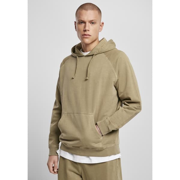 Urban Classics Overdyed Hættetrøje Grøn M Mand