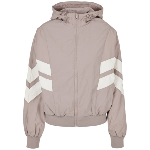 Urban Classics Crinkle Batwing Sweatshirt Rosa XL Kvinde