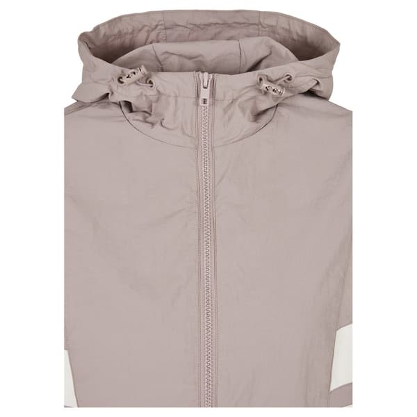 Urban Classics Crinkle Batwing Sweatshirt Rosa XL Kvinde