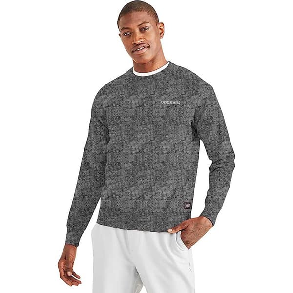Dockers Icon Crew Brushed Sweatshirt Grå S Mand