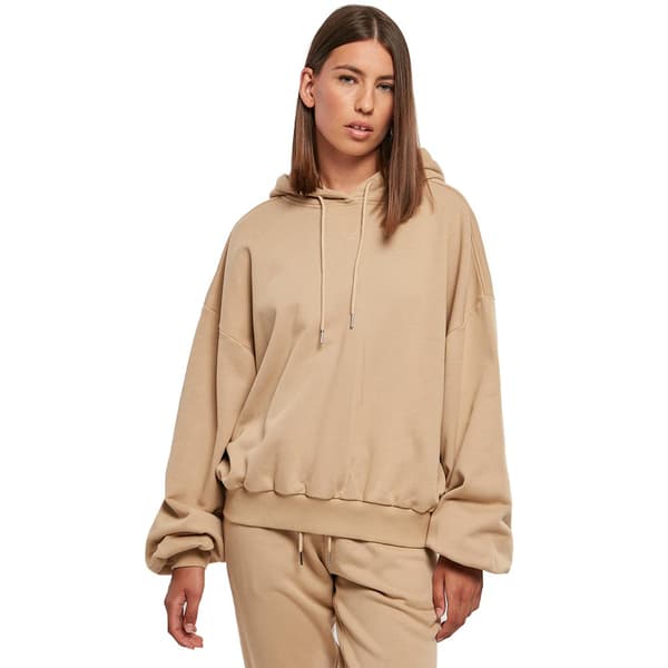 Urban Classics Organic Oversized Terry Sweatshirt Beige XS-S Kvinde