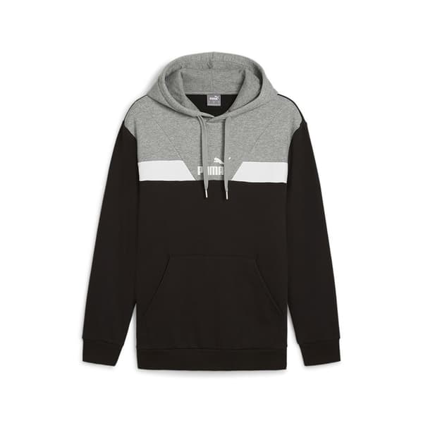 Puma Power Colorblock Huvtröja Svart,Grå M Man
