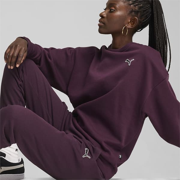 Puma Better Essentials Tröja Lila M Kvinna
