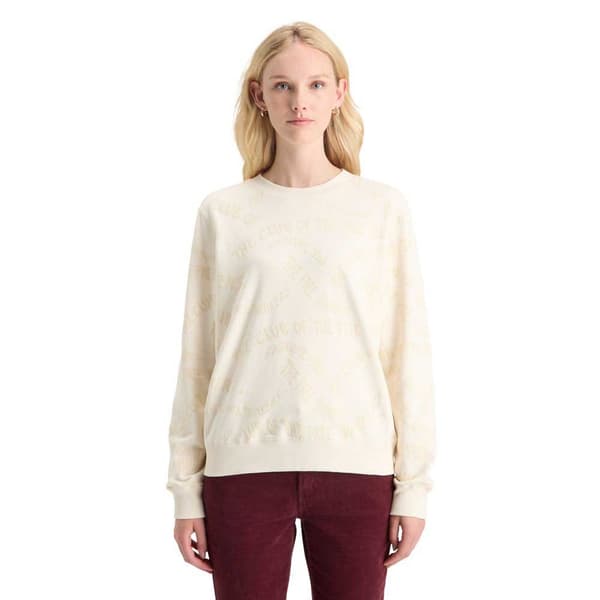 Scotch & Soda Flock Aop Tröja Beige M Kvinna