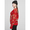 Miniatyrbillede 4 af 5: Urban Classics Oversized Christmaser Sweatshirt Rød S Kvinde