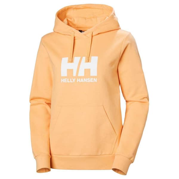 Helly Hansen Logo 2.0 Tröja Med Huva Orange M Kvinna