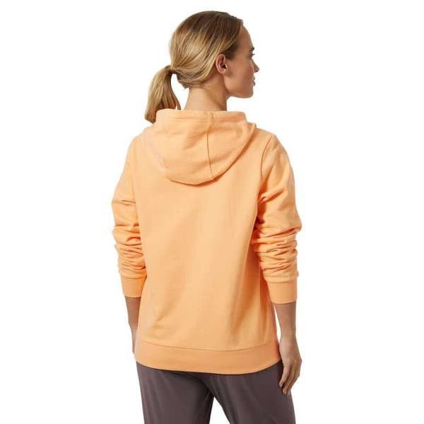 Helly Hansen Logo 2.0 Tröja Med Huva Orange M Kvinna