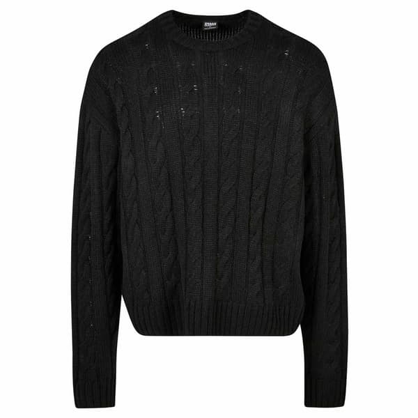 Urban Classics Boxy Sweatshirt Sort L Mand