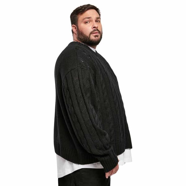 Urban Classics Boxy Sweatshirt Sort L Mand