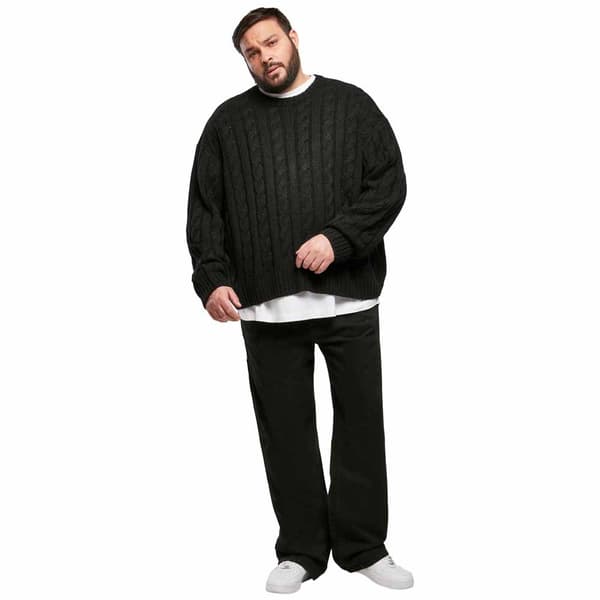Urban Classics Boxy Sweatshirt Sort L Mand