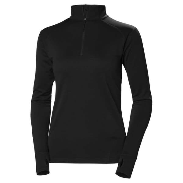 Helly Hansen Lifa Tech Lite Sweatshirt Sort M Kvinde