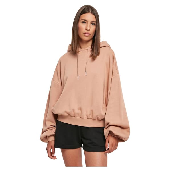 Urban Classics Organic Oversized Terry Hættetrøje Beige XL-2XL Kvinde