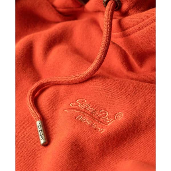 Superdry Essential Logo Huvtröja Orange M Man