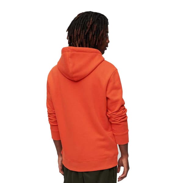 Superdry Essential Logo Huvtröja Orange M Man