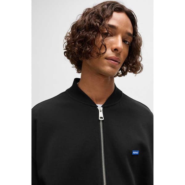 Hugo Narane Sweatshirt Med Dragkedja Svart L Man