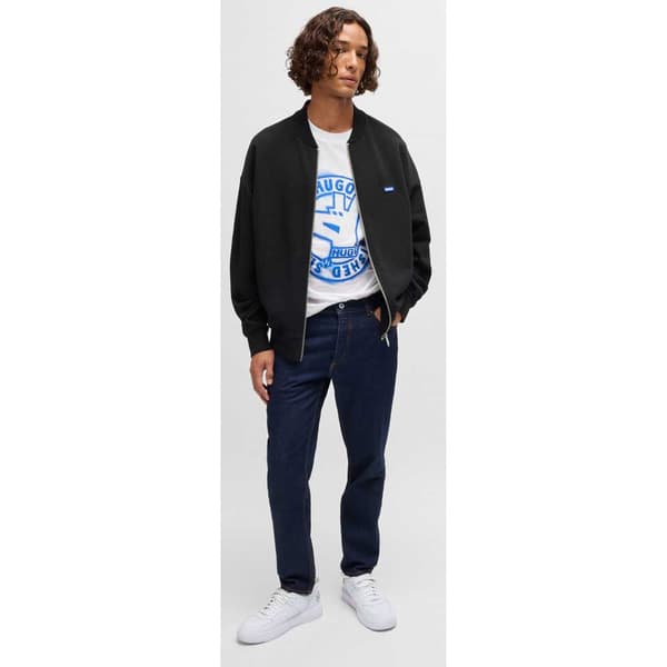 Hugo Narane Sweatshirt Med Dragkedja Svart L Man