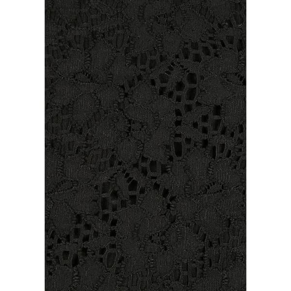 Urban Classics Lace Inset Sweatshirt Sort S Kvinde