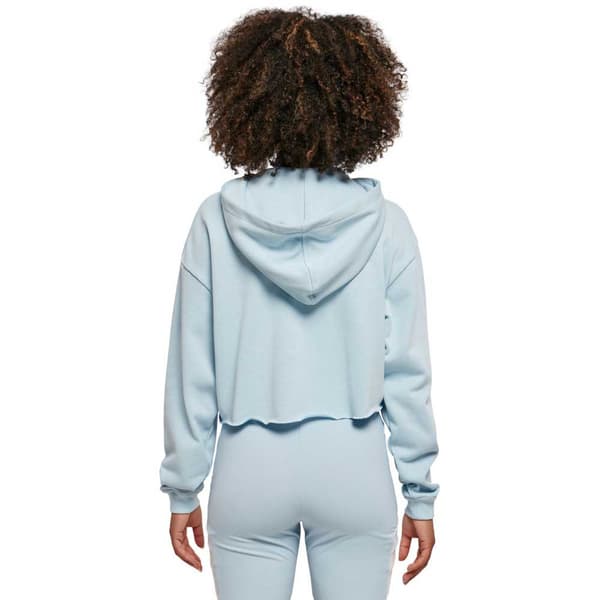 Starter Black Label Cropped Hættetrøje Blå XL Kvinde