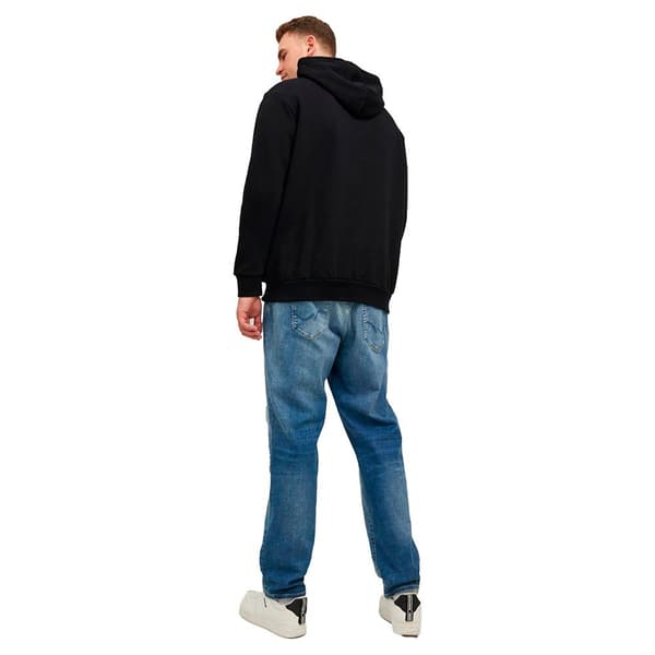 Jack & Jones Corp Logo Tröja Med Huva Svart 7XL Man