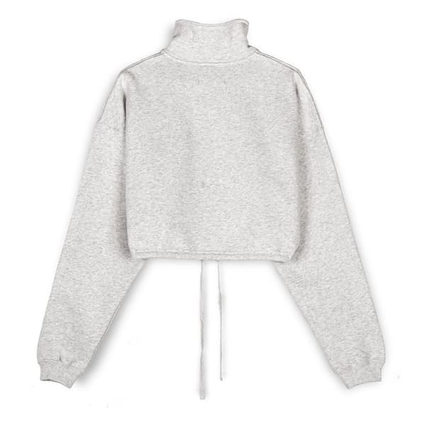 Grimey Lust Mantra Collegepaita Puolivetoketjulla Beige M Nainen