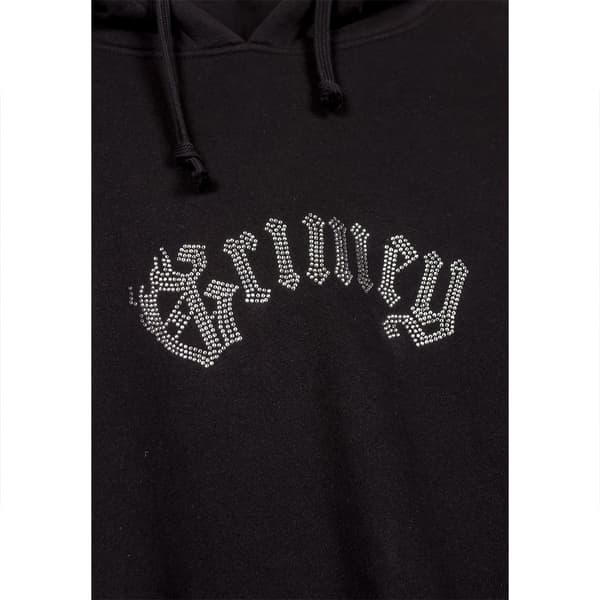 Grimey Saoirse Cropped Huvtröja Svart M Kvinna