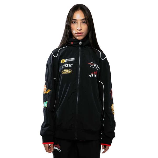 Grimey The Lower Depths Sweatshirt Med Dragkedja Svart L Man