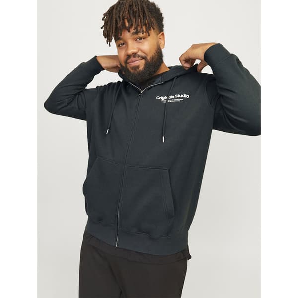 Jack & Jones Vesterbro Plus Sweatshirt Med Dragkedja Grönt 2XL Man