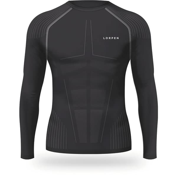 Lorpen Taku T-shirt Med Lång ärm Grå XL Man