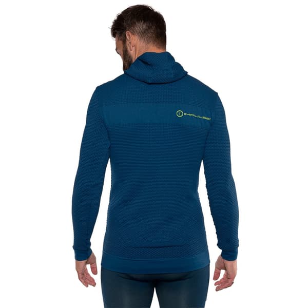 Trangoworld Lanes Sweatshirt Med Dragkedja Blå S Man