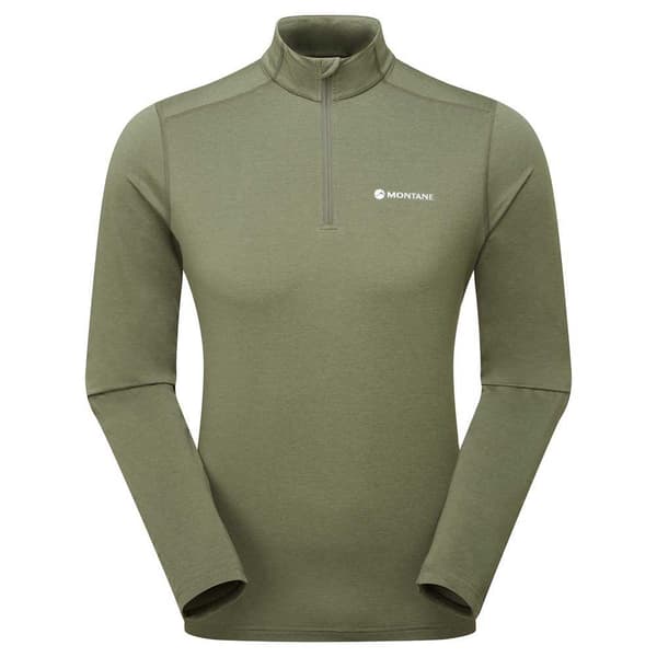 Montane Dart Xt Half Zip T-shirt Med Lång ärm Grönt L Man