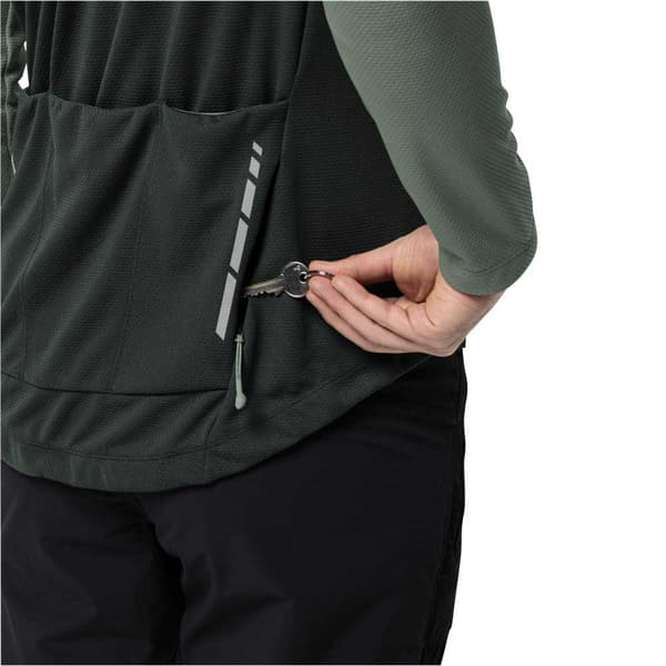 Jack Wolfskin Morobbia Fz T-shirt Med Lange ærmer Grøn S Mand