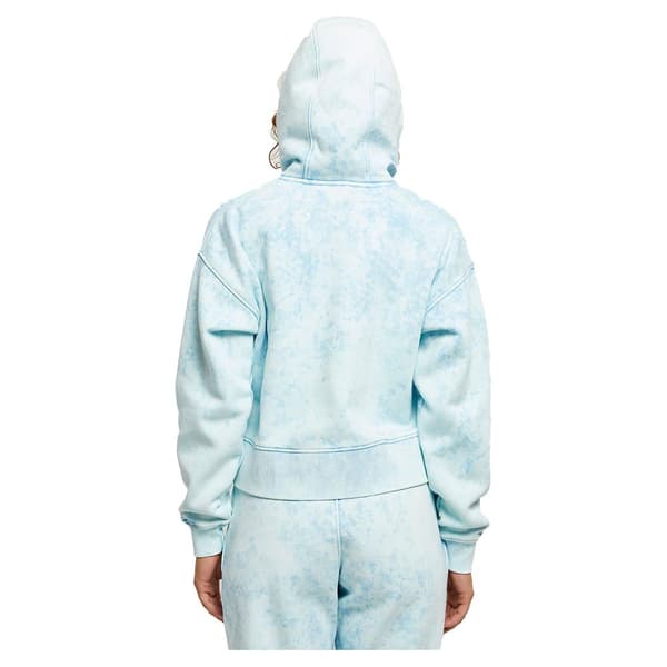 Urban Classics Oversized Towel Washed Sweatshirt Med Lynlås Blå 5XL Kvinde