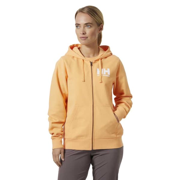 Helly Hansen Logo Full Zip 2.0 Sweatshirt Med Dragkedja Gul M Kvinna