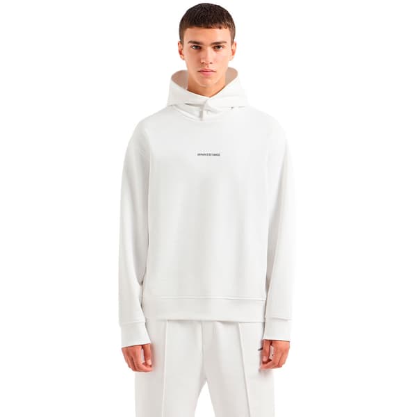Armani Exchange 6dzmlj-zj4xz Collegepaita Valkoinen S Mies
