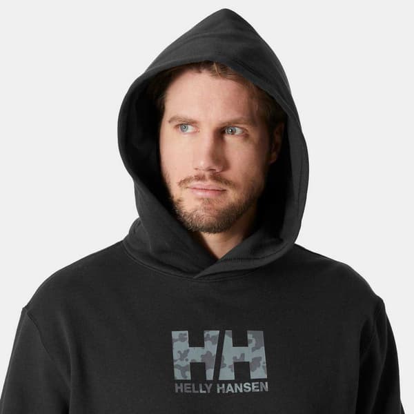 Helly Hansen Graphic Huvtröja Svart M Man